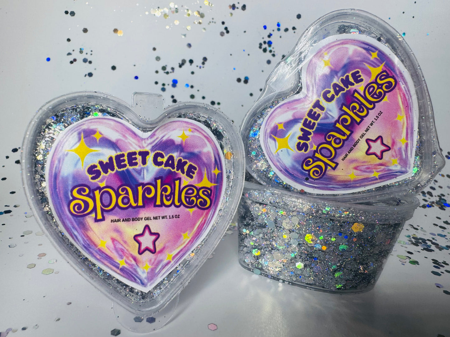 Silver Sweet Cake Sparkles