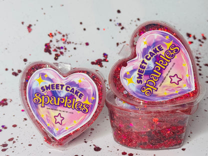 Red Sweet Cake Sparkles